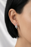 گوشواره حلقهای نگیندار استیل
