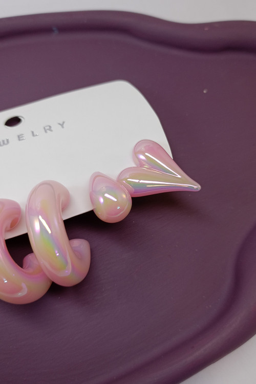 گوشواره پکی سه جفتی